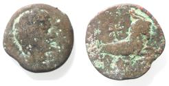 Ancient Coins - Egypt. Alexandria under Augustus (27 BC-AD 14). AE Diobol . Struck c. AD 1-5.
