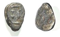 Ancient Coins - Egypt. Lead scarab seal impresssion (21 x 17mm). Uncertain hieroglyphic signs. 600-300 B.C