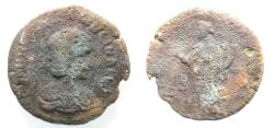 Ancient Coins - Egypt. Alexandria under Salonina (Augusta 253-268). AE drachm (28mm, 13.73g). Struck in Gallienus’ regnal year 12