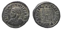 Ancient Coins - CONSTANTIUS II AE FOLLIS. CAMP GATE