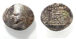 Ancient Coins - KINGS OF PARTHIA. Parthian Kingdom. SILVER DRACHM .