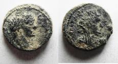 Ancient Coins - Decapolis. GADARA. Claudius AD 41-54. AE 17