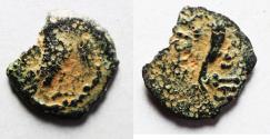 Ancient Coins - Judaea, Herod the Great, 37 - 4 B.C. AE prutah. Eagle