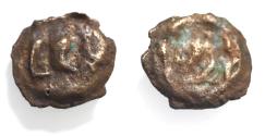 Ancient Coins - Arabia Felix. Hadhramawt. First century BC-first century AD. Cast AE 21mm, 7.13 g. Shaqar mint.