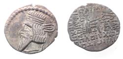 Ancient Coins - KINGS OF PARTHIA. Parthian Kingdom. SILVER DRACHM .