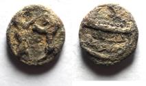 Ancient Coins - AS FOUND: PHOENICIA: Sidon. c. 346-343 BC. AR Obol or 1/16th Shekel