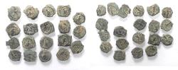 Ancient Coins - JUDAEA. LOT OF 20 HEROD THE GREAT AE LEPTONS