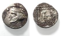 Ancient Coins - KINGS OF PARTHIA. Parthian Kingdom. SILVER DRACHM .