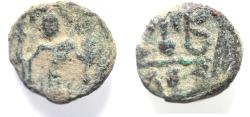 Ancient Coins - Constans II. 641-668. Æ 12 Nummi . Alexandria mint. Struck 645/6.