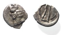 Ancient Coins - Kings of Persis. 2nd century BC. AR Obol