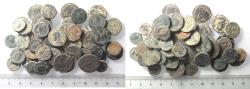 Ancient Coins - AS FOUND: LOT OF 50 ROMAN AE COINS