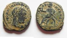 Ancient Coins - Divus Claudius II Gothicus Æ Half Follis. Commemorative issue.