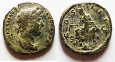 Ancient Coins - Hadrian (117-138 A.D.). Bronze As. Rome.