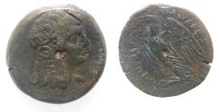 Ancient Coins - PTOLEMAIC KINGS of EGYPT. Ptolemy V or Ptolemy VI. 204-180 BC or 180-145 BC. Æ.