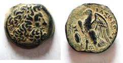 Ancient Coins - A BEAUTY. ORIGINAL DESERT PATINA. PTOLEMY II AE 25. ALEXANDRIA MINT