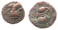 Ancient Coins - INDIA, INDO-SCYTHIAN: Azes copper coin