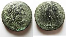 Ancient Coins - Ptolemaic Kingdom of Egypt. Ptolemy IV Philopator AE 40 mm. 222-204 BC. Alexandria mint. chi-rho