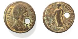 Ancient Coins - HELENA AE FOLLIS. PIERCED IN ANTIQUITY