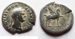 Ancient Coins - Domitian. As Caesar. 69-81. Denarius. Rome. Pegasus