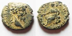 Ancient Coins - CHOICE: ORIGINAL DESERT PATINA: ARABIA. PETRA. SEPTIMIUS SEVERUS AE 25