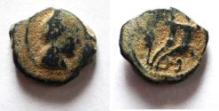 Ancient Coins - Nabataean Kingdom. PHASAEL. ARETAS IV's SON AE 14
