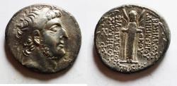 Ancient Coins - Seleukid Kings. Demetrios III Eukairos (97/6-88/7 BC). AR tetradrachm (28mm, 15.72g). Damascus mint. Struck in SE 218 (95/4 BC).