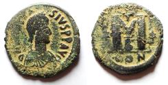 Ancient Coins - BYZANTINE. ANASTASIUS AE FOLLIS. CONSTANTINOPLE