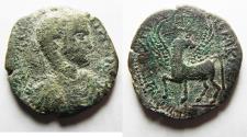 Ancient Coins - A MEDALLION? BEST EXAMPLE EVER:  Decapolis. Antiochia ad Hippum under Elagabalus (AD 218-222). AE 32mm, 17.37g