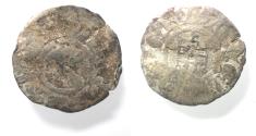 World Coins - Crusader States. Latin Kingdom of Jerusalem. Baldwin III (1143-1163). Billon obole (13mm, 0.35g).