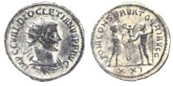 Ancient Coins - AS FOUND. DIOCLETIANUS AE ANTONINIANUS