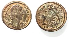 Ancient Coins - CONSTANTIUS II AE . FALLEN HORSEMAN