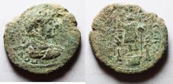 Ancient Coins - AS FOUND: ARABIA, Rabbathmoba, Geta As Caesar, A.D. 198-209. Æ 32
