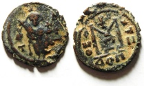 Ancient Coins - ARAB - BYZANTINE , DAMASCUS MINT, AE FALS