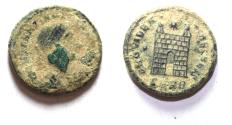 Ancient Coins - CONSTANTINE II AE FOLLIS. CAMP GATE