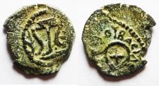 Ancient Coins - Judaea, Herod the Great, 37 - 4 B.C. AE Double prutah