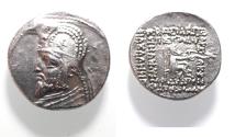 Ancient Coins - KINGS OF PARTHIA. Parthian Kingdom. SILVER DRACHM .