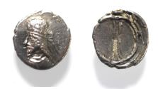 Ancient Coins - Kings of Persis. 2nd century BC. AR Hemidrachm