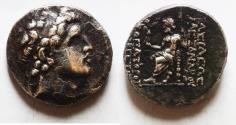Ancient Coins - Seleukid Kings. Alexander I Balas (150-145 BC). AR tetradrachm (26 mm, 15.90 g). Struck in SE 166 (147/6 BC).