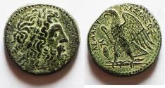 Ancient Coins - PTOLEMAIC KINGDOM. PTOLEMY II. AE 27. ALEXANDRIA MINT. BEAUTIFULL