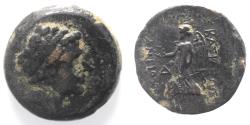 Ancient Coins - Seleukid Kings. Antiochos III the Great (223-187 BC). AE 25mm, 12.39g. Ekbatana. Struck c. 205 BC, or perhaps earlier.
