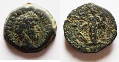 Ancient Coins - Egypt. Alexandria under Marcus Aurelius (AD 161-180). AE diobol (23mm, 8.88g). Struck in regnal year 12 (AD 171/2).