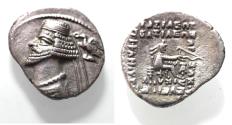 Ancient Coins - KINGS OF PARTHIA. Parthian Kingdom. SILVER DRACHM .