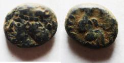 Ancient Coins - Indo-Parthian Kingdom. Ca. A.D. 50-65. Æ drachm