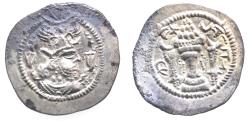 Ancient Coins - Sasanian Kingdom, Peroz I, 458-471 AD. AR drachm