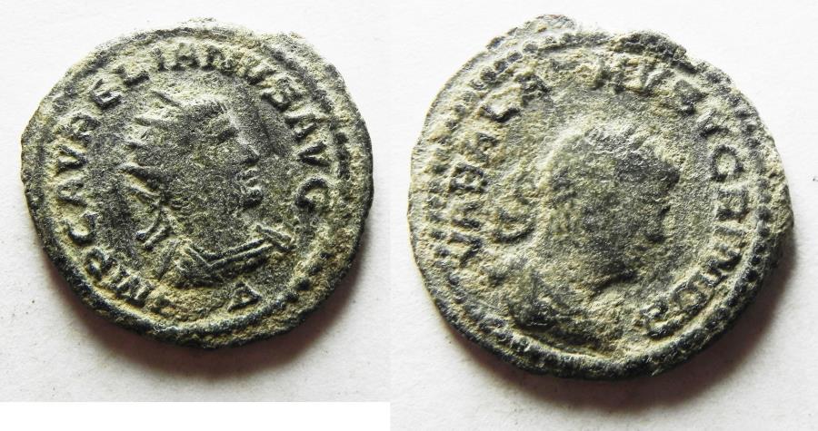 Ancient Coins - AURELIAN & VABALATHUS AE ANTONINIANUS