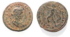 Ancient Coins - CONSTANTINE II AE FOLLIS. AS FOUND