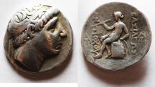 Ancient Coins - GREEK Seleukid Kingdom. Antiochos I Soter (281-261 BC). AR tetradrachm (28mm, 16.94). Seleukeia on the Tigris mint.