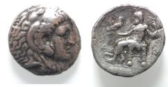 Ancient Coins - Seleukid Kings. Seleukos I Nikator (312-281 BC). AR tetradrachm (25mm, 16.29g). Ekbatana mint. Struck after c. 295 BC.