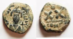 Ancient Coins - Byzantine Empire, Phocas 602-610, Half Follis