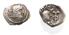 Ancient Coins - ARABIA, Southern. Himyar.. Circa AD 2nd Century. AR Drachm